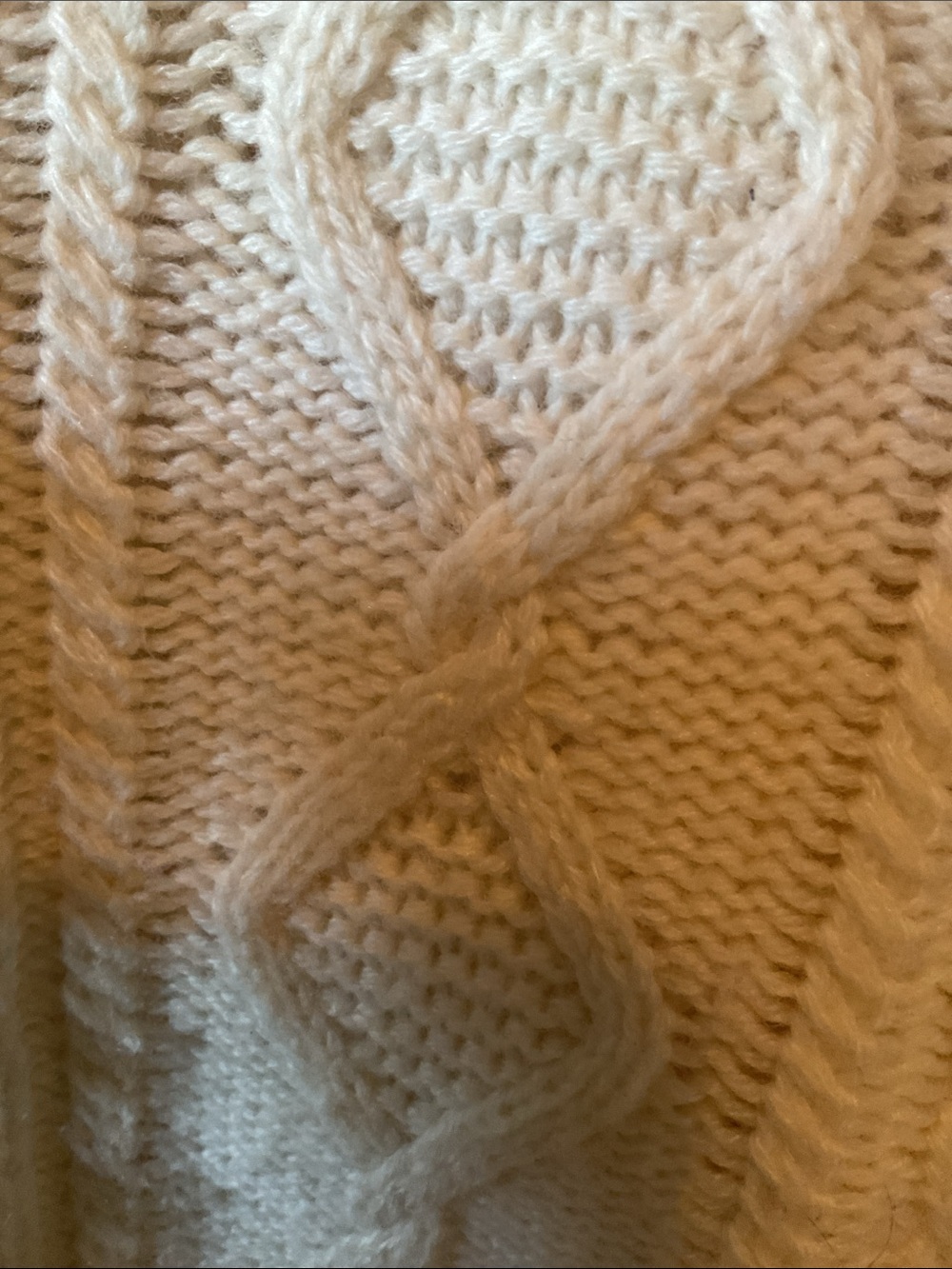 Cable-knit cardigan sweater - Picture 8 of 10
